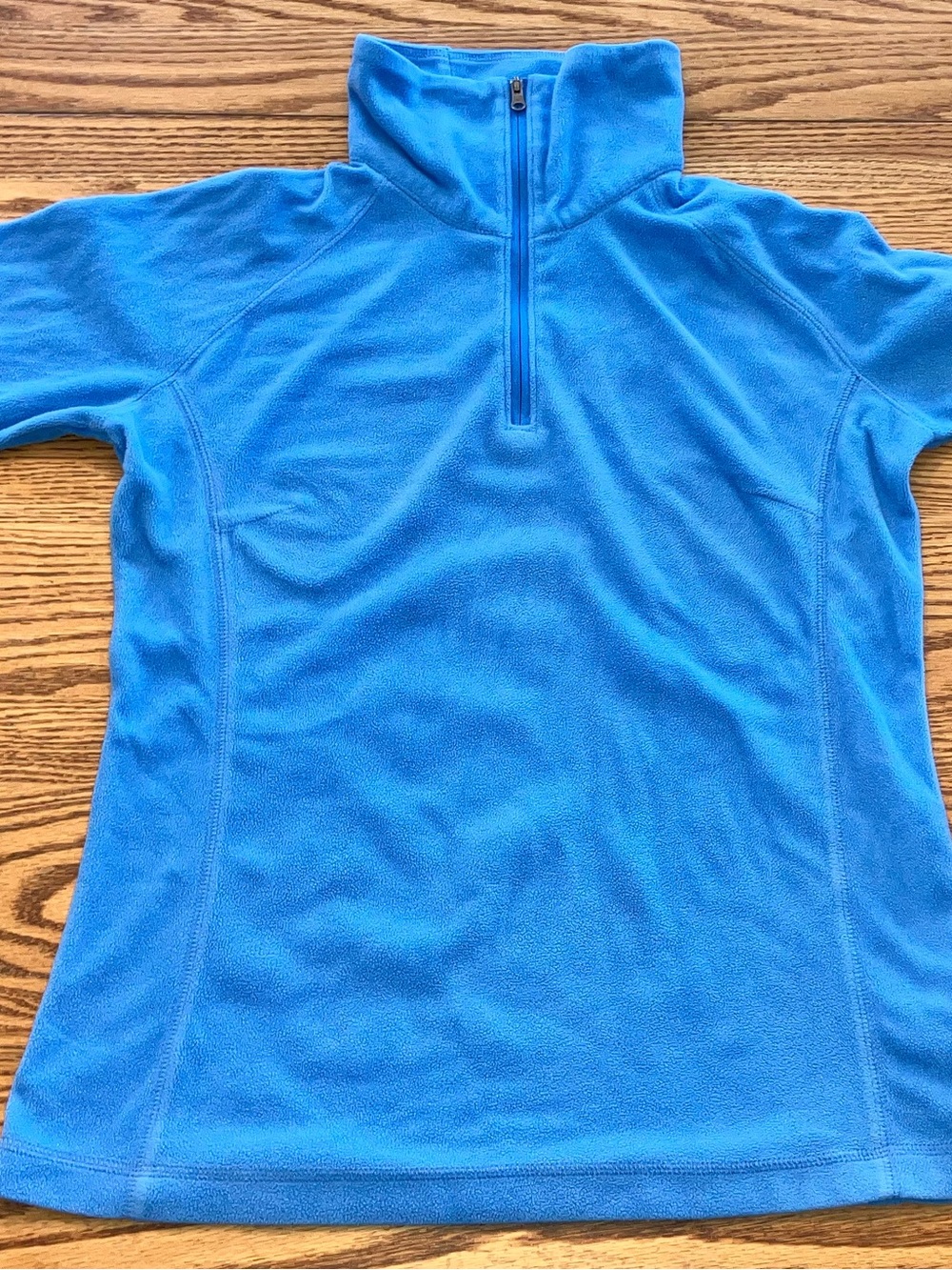 Columbia Women's Bright Blue Half-Zip Fleece Turtleneck